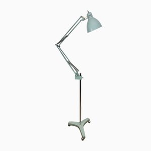 Adjustable Grey Naska Loris Floor Lamp by Arne Jacobsen for Luxo Norway, 1950s