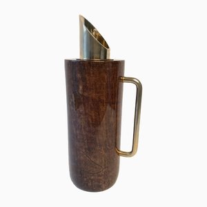 Mid-Century Modern Goatskin Thermos Caraffe Pitcher by Aldo Tura