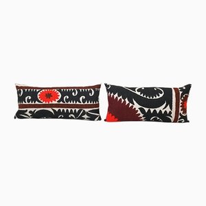 Suzani Pillow Cases, Early 20th Century, Set of 2