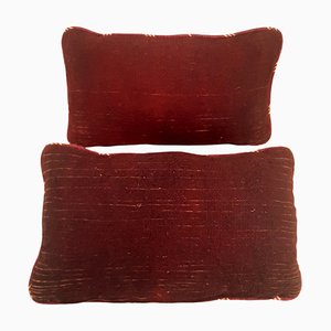 Handmade Wool Kilim Cushions, Set of 2