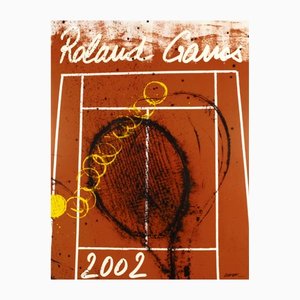 Litografia Roland Garros, Tennis Tournament, 2002