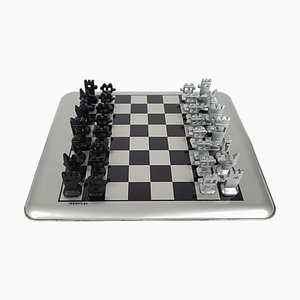 Modern Chess Board & Pieces by Javier Mariscal, Set of 33