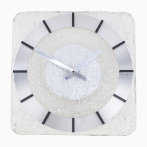 Horloge Murale Space Age en Acrylique par Kienzle Design, Allemagne, 1970s