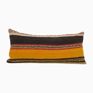 Vintage Striped Organic Wool Kilim Pillow Cover