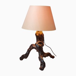 Vintage French Grapevine Table Lamp