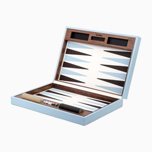 Backgammon-Set aus Leder