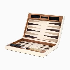 Set da backgammon in pelle