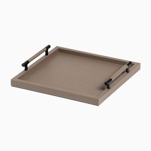 Leather Dedale Tray