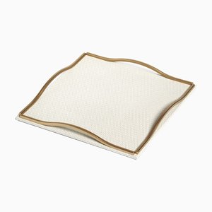 Leather Wave Tray