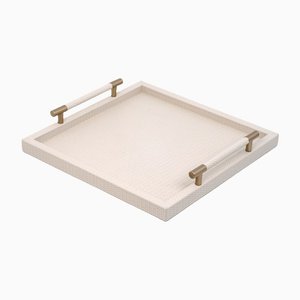 Leather Dedale Tray