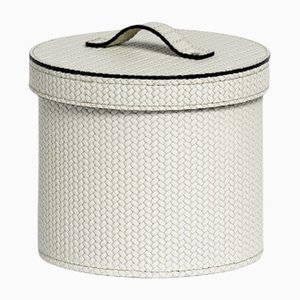 Round Paper Bin with Lid