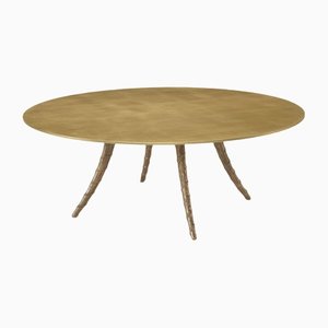 Tiffany Coffee Table in Gold Leaf