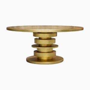 Noho Coffee Table in Gold Leaf
