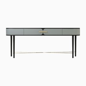Console Table Azure in Poolgrey
