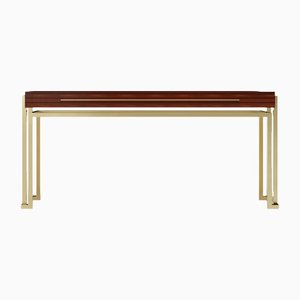 Jazz Console Table in Exotic Wood