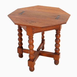 Tavolo pieghevole antico, fine XIX secolo