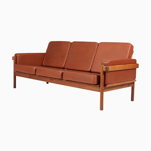 3-Sitzer Sofa aus Eiche von HW Klein