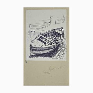 Boot, Zeichnung, Mitte des 20. Jh
