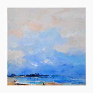 Liliane Paumier, Blue Sky, 2021, Acrylic on Canvas
