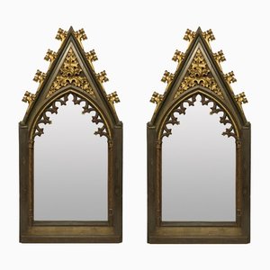 Large Early 19th Century Gothic Mirrors, Set of 2