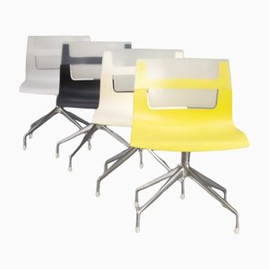 Otto Dining Swivel Chairs by Antonio Citterio for B&B Italia, Set of 4