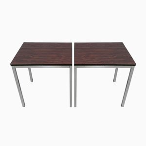 Tables Basses avec Imprimé Bois, Set de 2