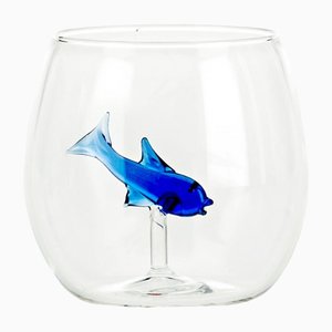 Petits Verres Poisson avec Forme Arrondie de Casarialto, Set de 4