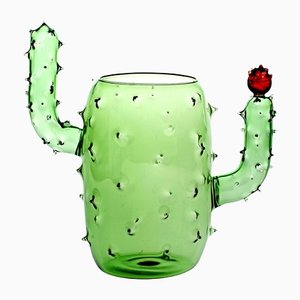 Cactus Mania Venetian Glass Containers from Casarialto