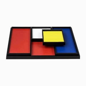 Mondrian Tabletts von Pacific Compagnie Collection, 5er Set