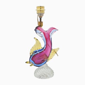 Glass Fish Table Lamp from Artistica Murano CCC, Italy
