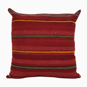 Turkish Striped Kilim Pillow Cover