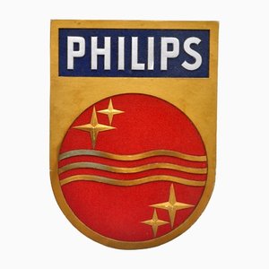 Cartel publicitario de Philips vintage