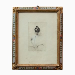 Still Life, 1900s, Pencil on Paper, Framed