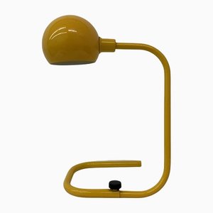 Lampe de Bureau Mid-Century Jaune, 1970s