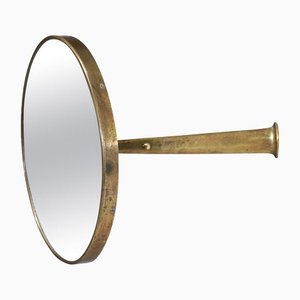 Round Wall Mirror in Solid Bronze by Gio Ponti, 1940s