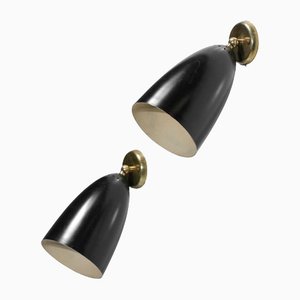 Large French Sconces in the Style of Pierre Guariche, 1950s, Set of 2