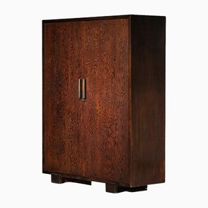 Art Deco Cabinet in Oregon Pine by André Sornay, 1940s