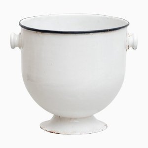 Vintage Spanish Traditional Metal Vase, 1950s