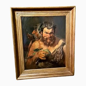 Peter Paul Rubens, Satyrs, Early 20th-Century, Oil on Canvas, Framed