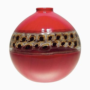 Vase Ca D'oro Rouge de Murano Glam