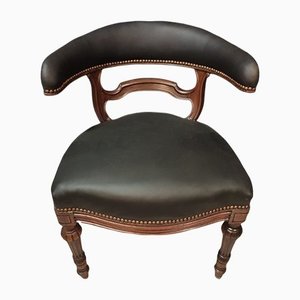 Napoleon III Walnut Office Chair