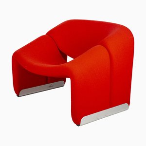 Roter F598 Groovy Chair von Pierre Paulin für Artifort