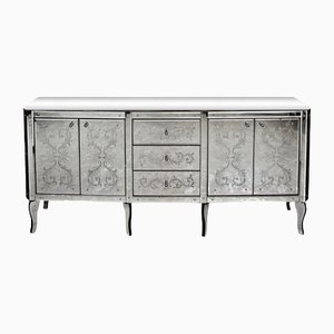 Ca Corner Luxurious Sideboard in Murano Glass Mirror by Fratelli Tosi
