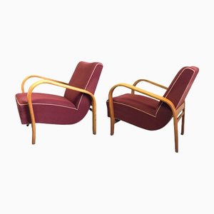 Fauteuils par Kropáček et Taner, 1950s, Set de 2