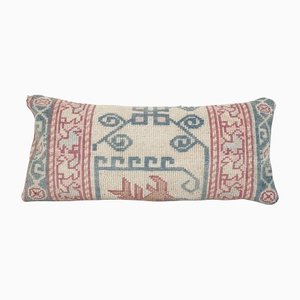 Vintage Turkish Copper Wool Oushak Rug Pillow Cover