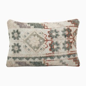 Vintage Anatolian Wool Bedding Rug Pillow