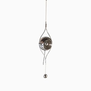 Steel Pendant Lamp by Goffredo Reggiani, 1960s