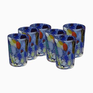 Vasos Lagoon de cristal de Murano de Murano Glam. Juego de 6