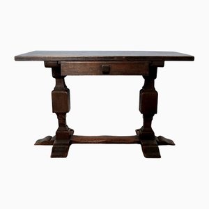 Antiker Massiver Eichenholz Tisch