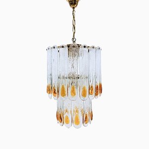 Two-Tier Murano Glass Pendant Light, 1960s